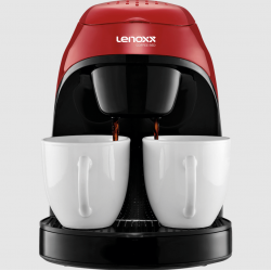 Cafeteira Elétrica Lenoxx Coffee Red 2 Xícaras PCA-031 - 127V Cafeteira Elétrica Lenoxx Coffee Red 2 Xícaras PCA-031 - 127V
