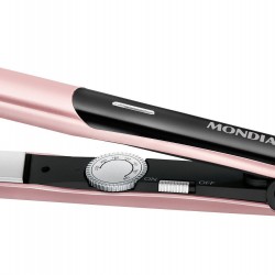 Prancha de Cabelo Mondial Golden Rose Cerâmica com Íons 220C P-20 - Bivolt