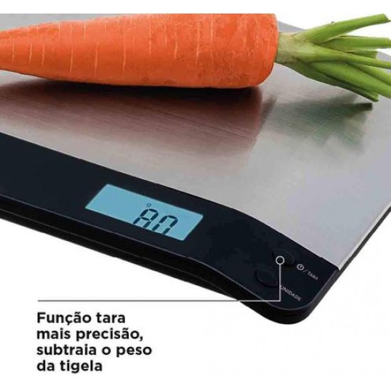 Balança Black & Decker Para Cozinha Com Função De Medir Líquidos 5kg BC500-BR