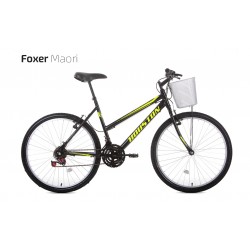 Bicicleta Houston Aro 26 Foxer Maori Aço - Freio V-Brake 21 Marchas