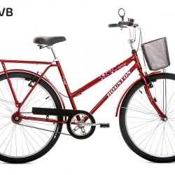 Bicicleta Houston Aro 26 Onix com Bagageiro e Cesto Bicicleta Houston Aro 26 Onix com Bagageiro e Cesto