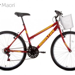 Bicicleta Houston Aro 26 Foxer Maori Aço - Freio V-Brake 21 Marchas Bicicleta Houston Aro 26 Foxer Maori Aço - Freio V-Brake 21 Marchas