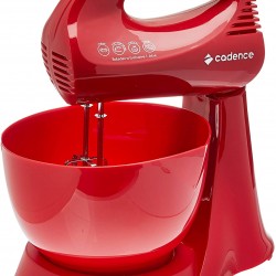 Batedeira Cadence Jolie Colors 200W com 3 Velocidades e Tigela de 3,5 Litros Vermelho-BAT411 Batedeira Cadence Jolie Colors 200W com 3 Velocidades e Tigela de 3,5 Litros Vermelho-BAT411