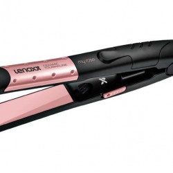 CHAPINHA/PRANCHA DE CABELO LENOXX MY ROSE CERAMIC - TOURMALINE COM ÍONS 250ºC - BIVOLT