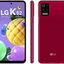 SMARTPHONE LG K62 - 4 CÂMERAS - TELA 6.6 - 4GB RAM - 64GB - VERMELHO