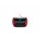 Rádio Portátil Boombox Lenoxx - FM - MP3 - Display Digital BD150 Preto/Vermelho Bivolt 