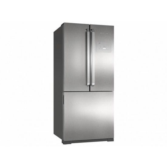 GELADEIRA/REFRIGERADOR BRASTEMP FROST FREE SIDE INVERSE ATIVE - 540L - COR INOX COM ICER MAKER