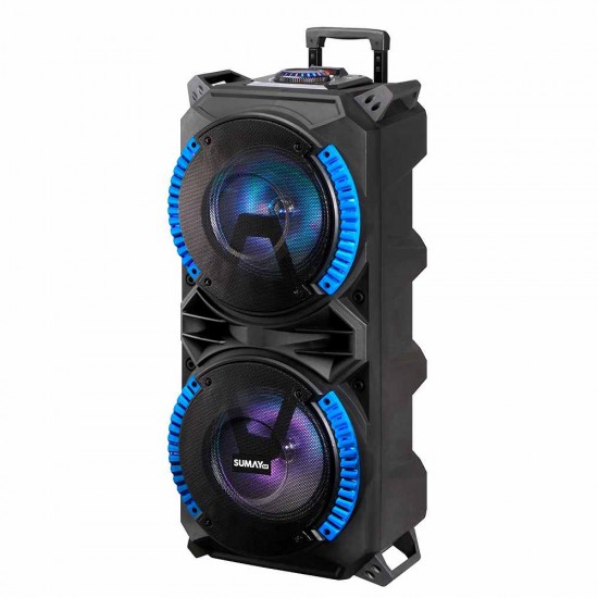 CAIXA DE SOM SUMAY 400W BLUETOOTH