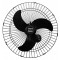 VENTILADOR OSCILANTE DE PAREDE - 60 CM - GR AÇO - 3 PÁS - PRETO 